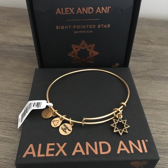 NWT “ Eight-Pointed Star” Alex and Ani - Picture 1 of 5